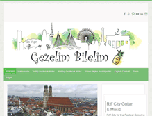 Tablet Screenshot of gezelimbilelim.com